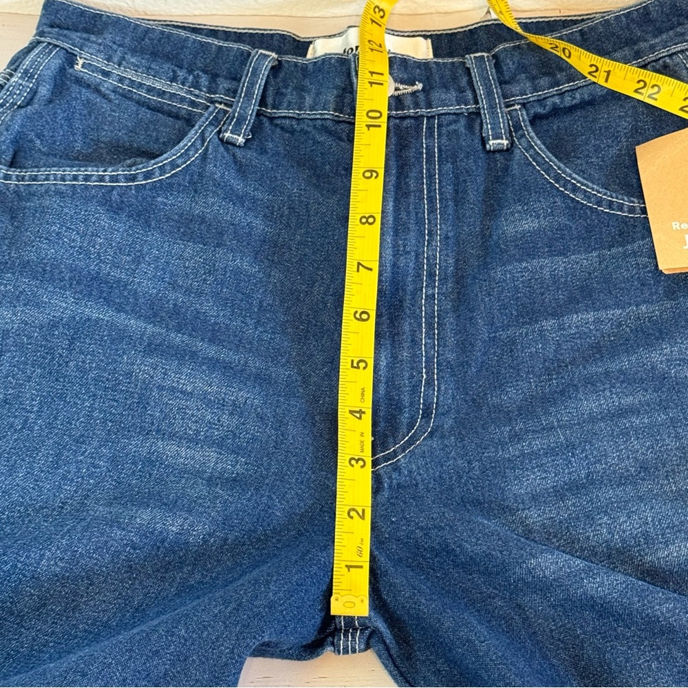 Reformation Max Jeans Indio Wash Cargo Wide Leg Denim Size 27 - Picture 9 of 16